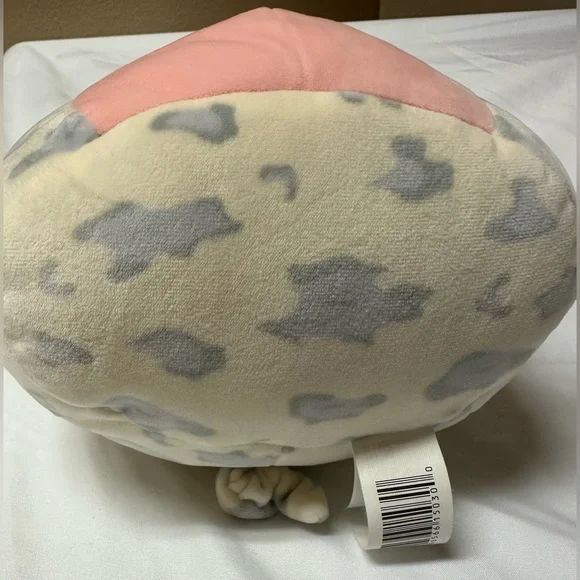 Squishmallows 8” Belana Cow Flower Crown 2021 Cream Gray Pink NWOT Plush - Picture 3 of 7
